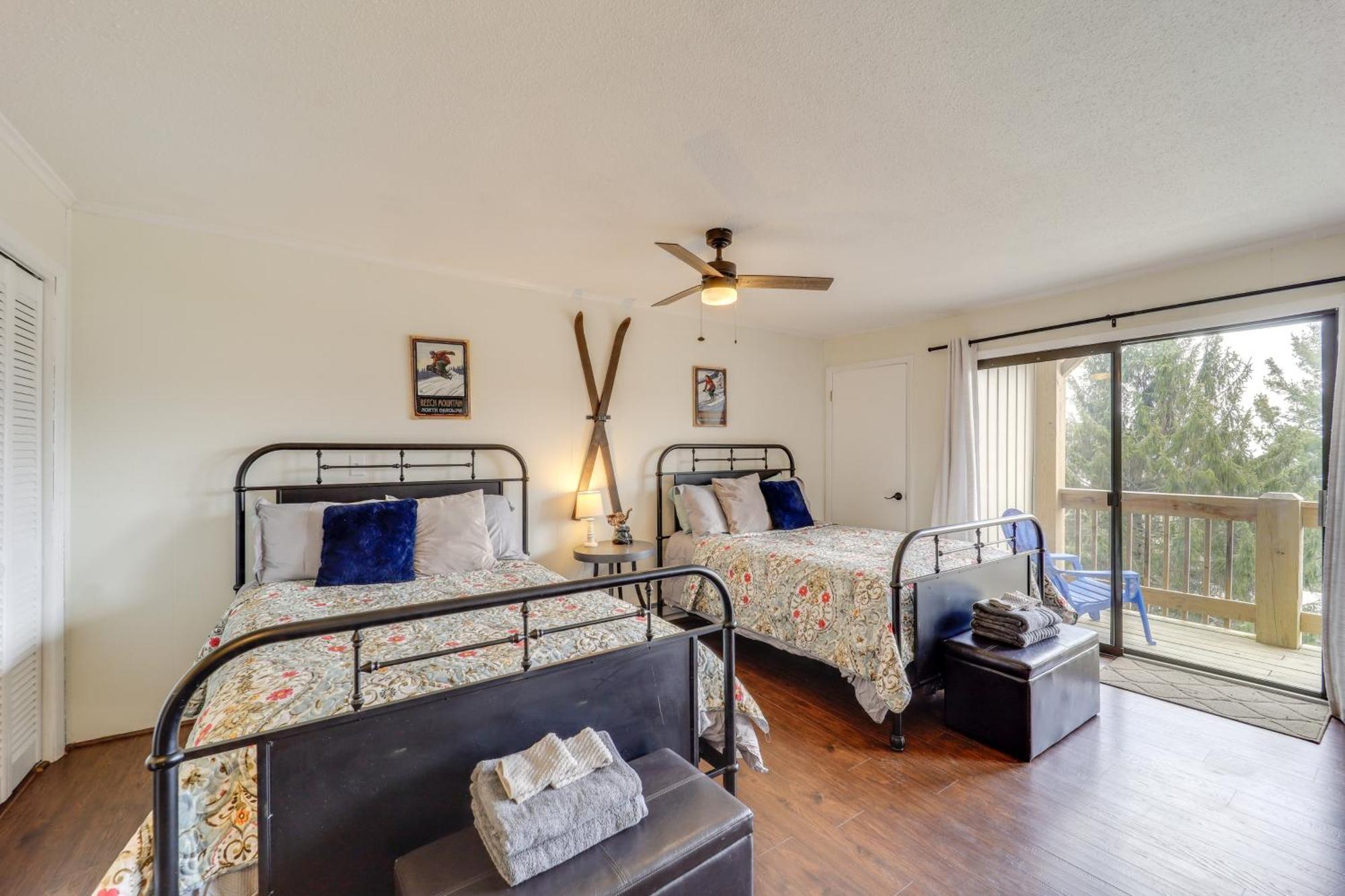 Beech Mountain Studio With Balcony Less Than 1 Mi To Skiing! Bagian luar foto