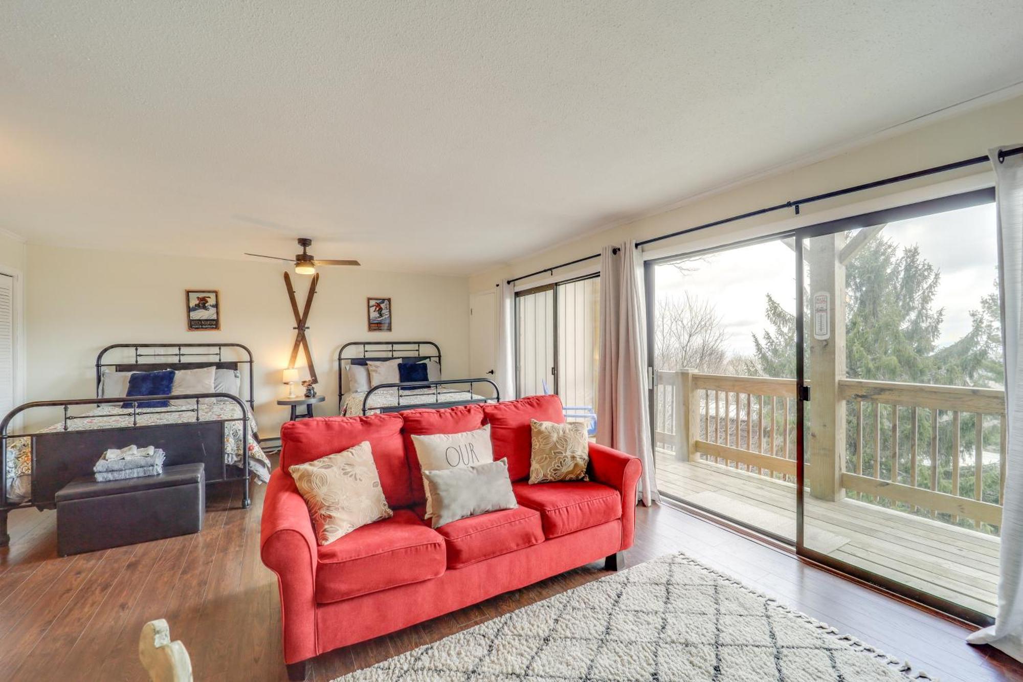 Beech Mountain Studio With Balcony Less Than 1 Mi To Skiing! Bagian luar foto